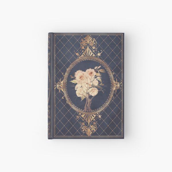 Magic rose antique book Hardcover Journal
