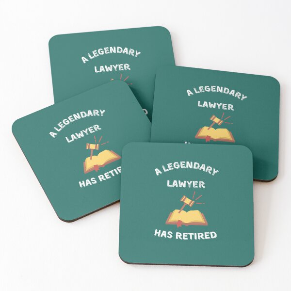 Item preview, A legendary lawyer has retired designed and sold by Artloverperson1.