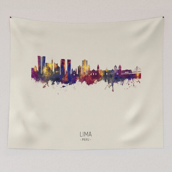 Item preview, Lima Peru Skyline designed and sold by ArtPrints.