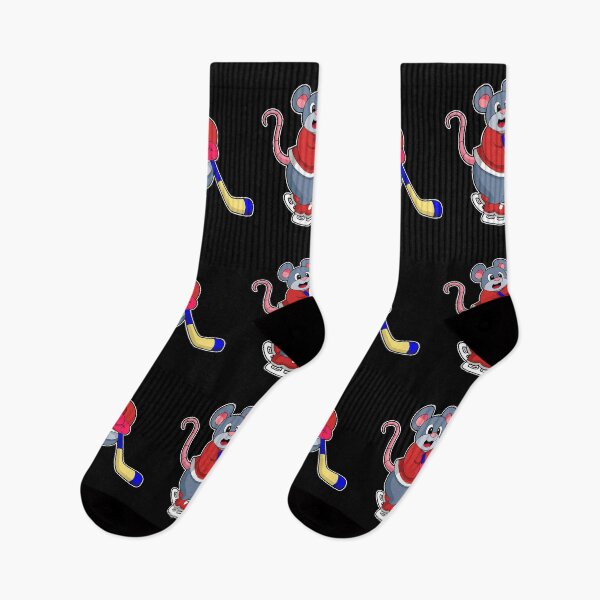 Item preview, Rat at Ice hockey with Ice hockey stick designed and sold by Snabdesign84.