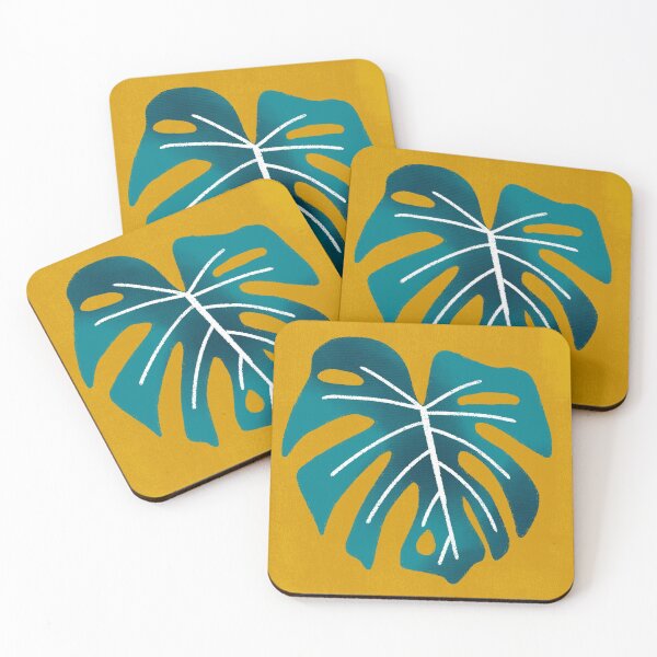 Item preview, Monstera leaf tropical plants mood designed and sold by Orpaz Harush.