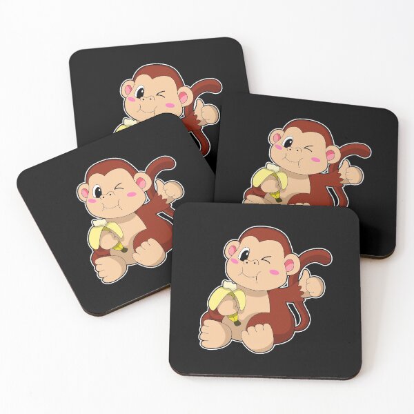 Item preview, Baby Monkey with Banana designed and sold by Snabdesign84.