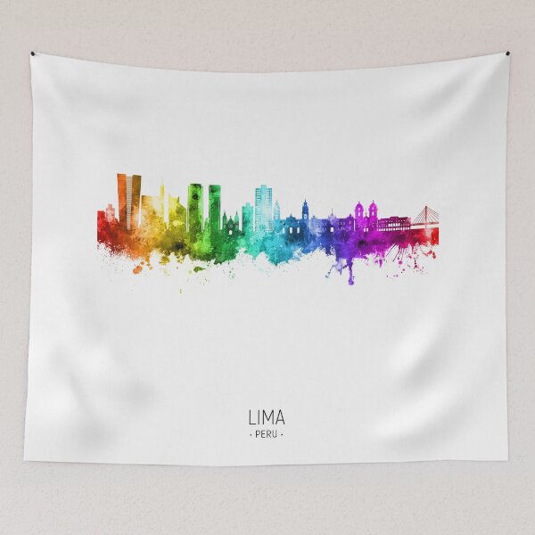 Item preview, Lima Peru Skyline designed and sold by ArtPrints.