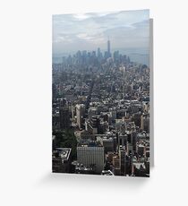 New York Rooftops Greeting Card