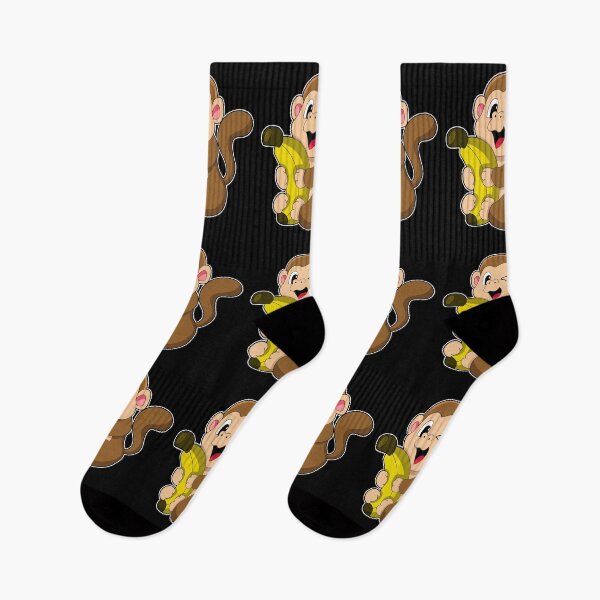 Item preview, Funny Monkey with Banana designed and sold by Snabdesign84.