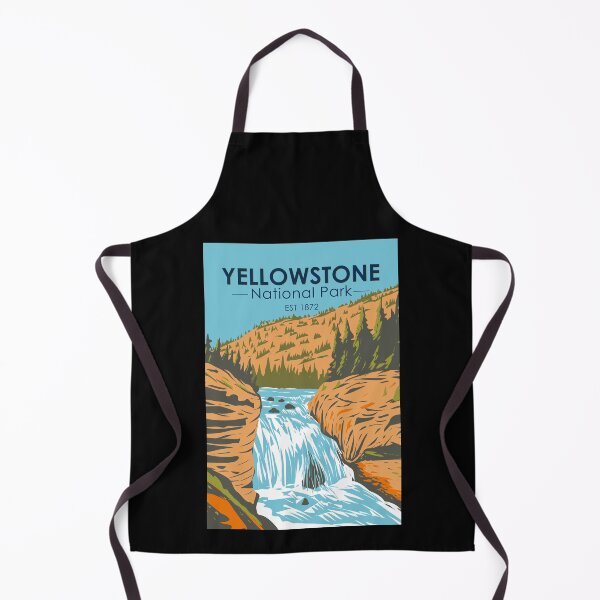 Item preview, Yellowstone National Park Firehole Falls Vintage designed and sold by KrisSidDesigns.