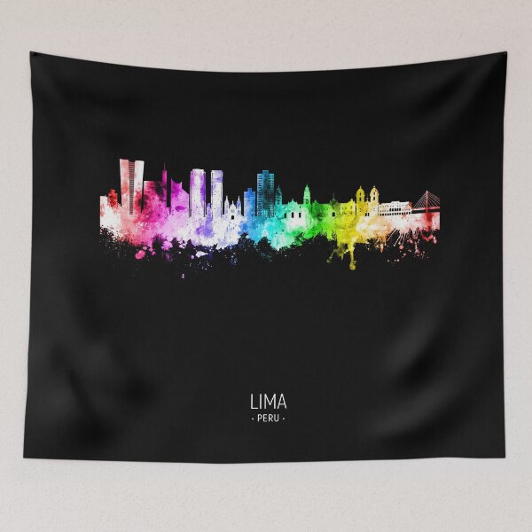 Item preview, Lima Peru Skyline designed and sold by ArtPrints.