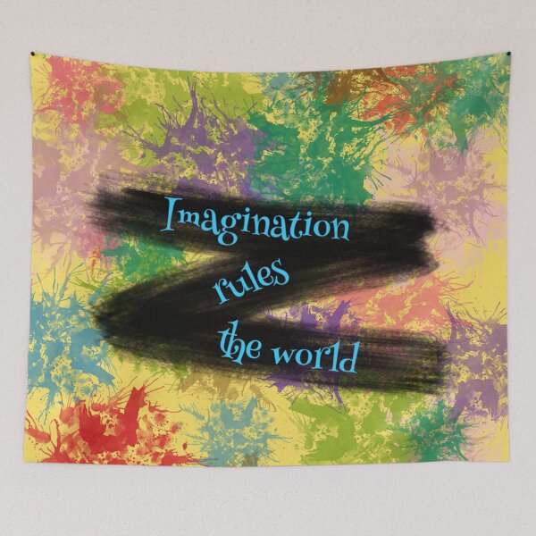 Item preview, Imagination rules the world designed and sold by mrtoxicgoose.