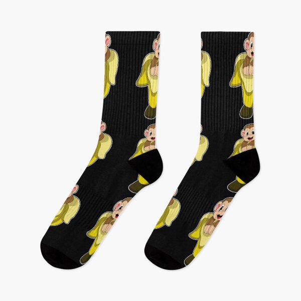 Item preview, Monkey with Banana peel designed and sold by Snabdesign84.