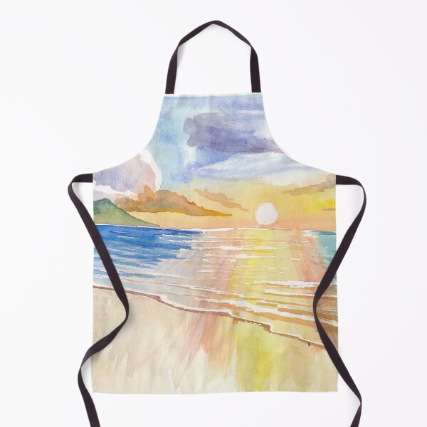 Item preview, Maui Hawaii Lonely Beach Scene with Sunset designed and sold by artshop77.