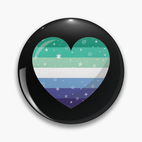 Item preview, Sparkling Gay Men Heart designed and sold by Pridish.