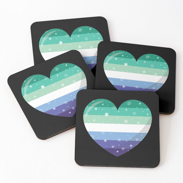 Item preview, Sparkling Gay Men Heart designed and sold by Pridish.