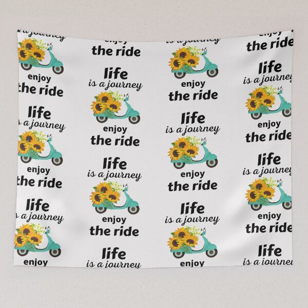 Item preview, Life Is A Journey Enjoy The Ride designed and sold by BhavyaBathla.