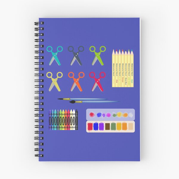 Item preview, Back To School Supplies | Crayons Pencils Scissors Paints | Cherie's Art(c)2021 designed and sold by CheriesArt.