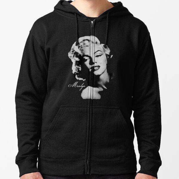 Marilyn Shirt Zipped Hoodie