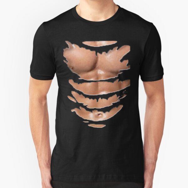 Ripped Muscle Shirt Slim Fit T-Shirt.