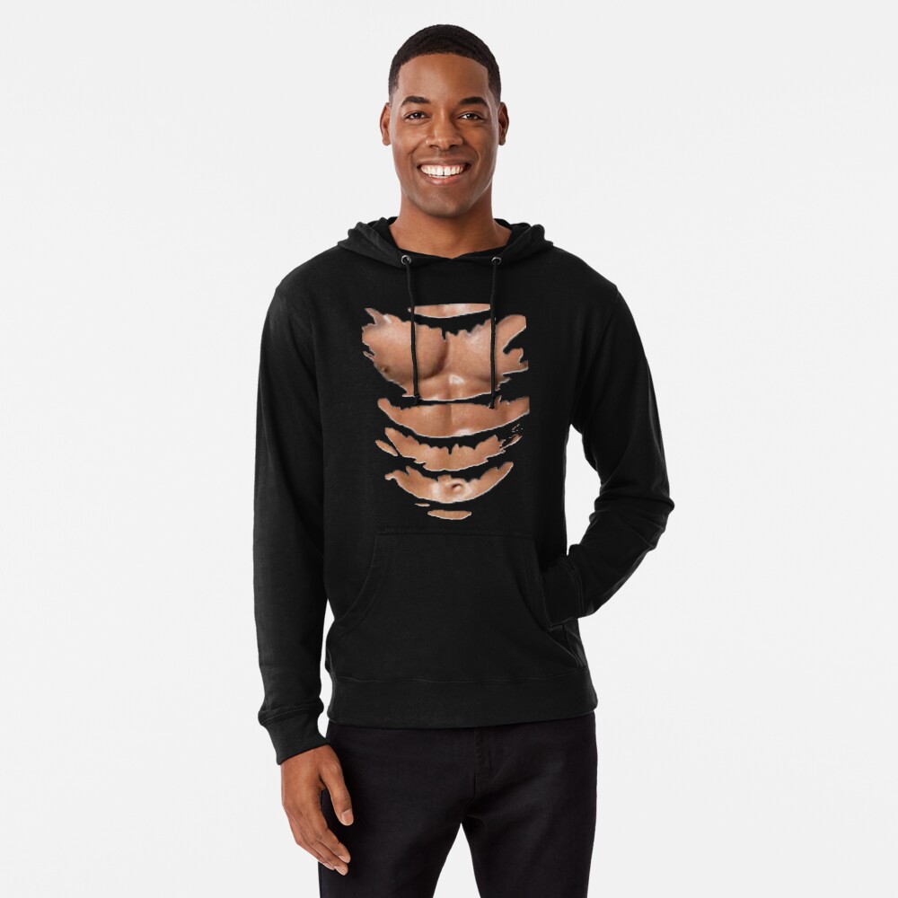 muscle shirt hoodie