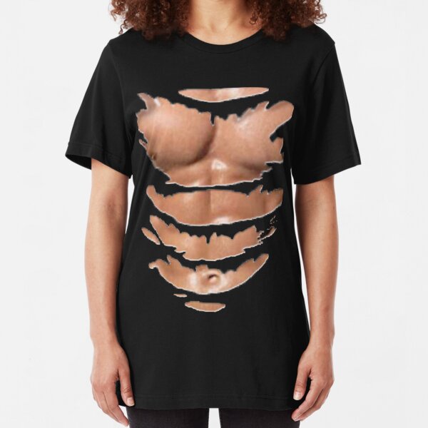 Ripped Muscle Shirt Slim Fit T-Shirt
