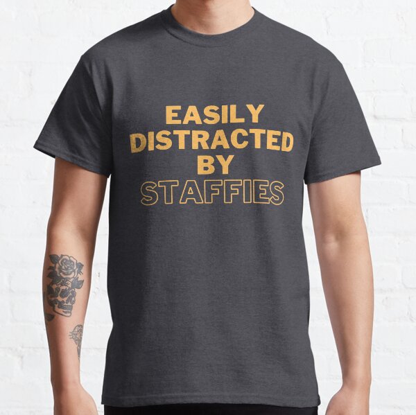 Item preview, Easily Distracted by Staffies designed and sold by Cubezz.