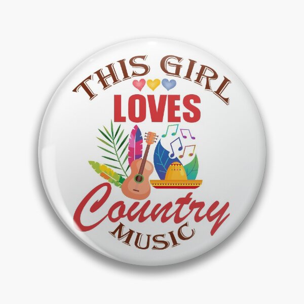 Item preview, This Girl Loves Country Music, country music lover designed and sold by MoSaid.