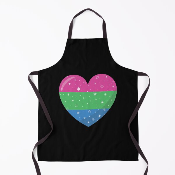 Item preview, Sparkling Polysexual Heart designed and sold by Pridish.