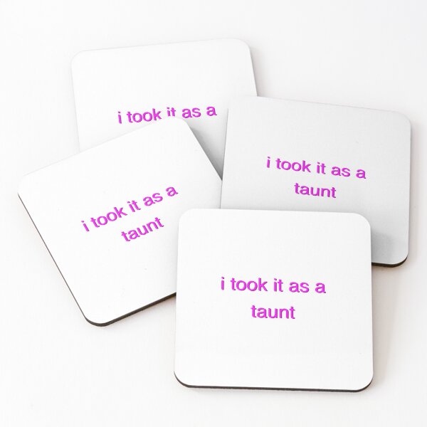 Item preview, lowercase lovejoy quote/lyric „i took it as a taunt“ designed and sold by despair-.