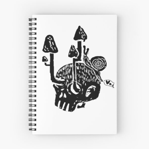 Item preview,  Mushroom skull logo designed and sold by Insomnicart.