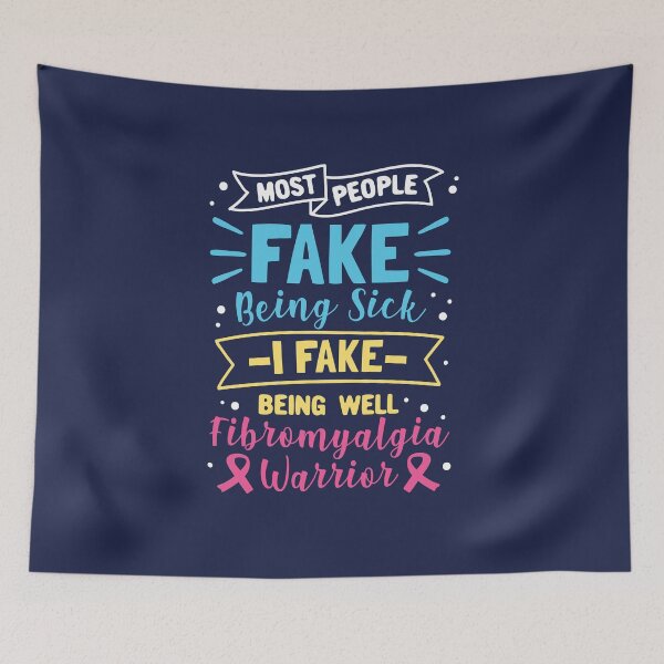 Item preview, Most People Fake Being Well I Fake Being Sick Fibromyalgia Warrior designed and sold by jaygo.