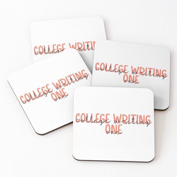 Item preview, College Writing One Light Red designed and sold by Hannah Grace Designs.