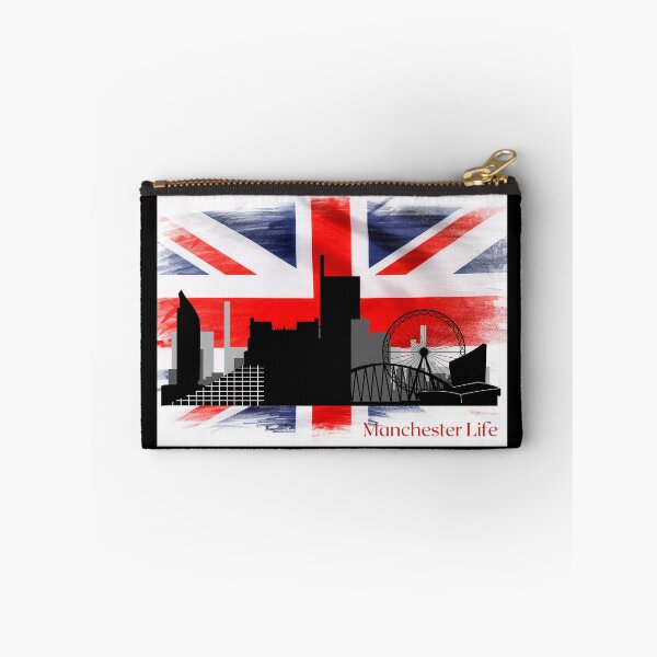Item preview, Manchester life skyline city-scape UK unionjack designed and sold by amy greaves.