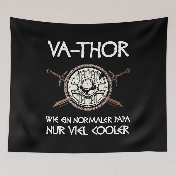 Item preview, Va-Thor viking dad / father gift fathers day gentlemen designed and sold by Lenny Stahl.