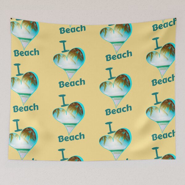 Item preview, I Love Beach designed and sold by BhavyaBathla.