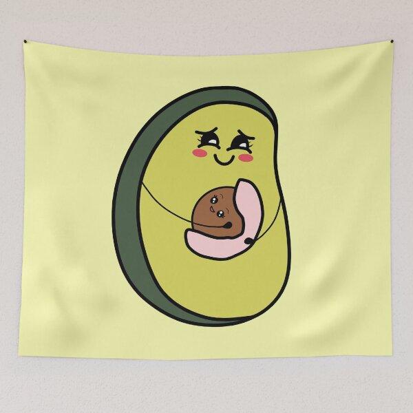 Item preview, mom and baby girl avocado  designed and sold by Mermaidssparkle.
