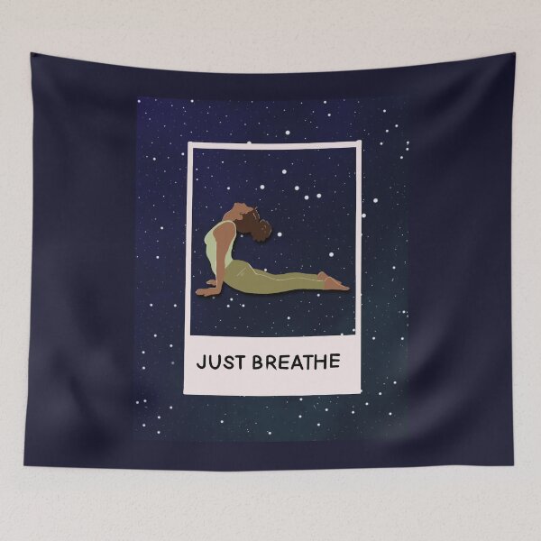 Item preview, Just breathe yoga designed and sold by Weather gifts .