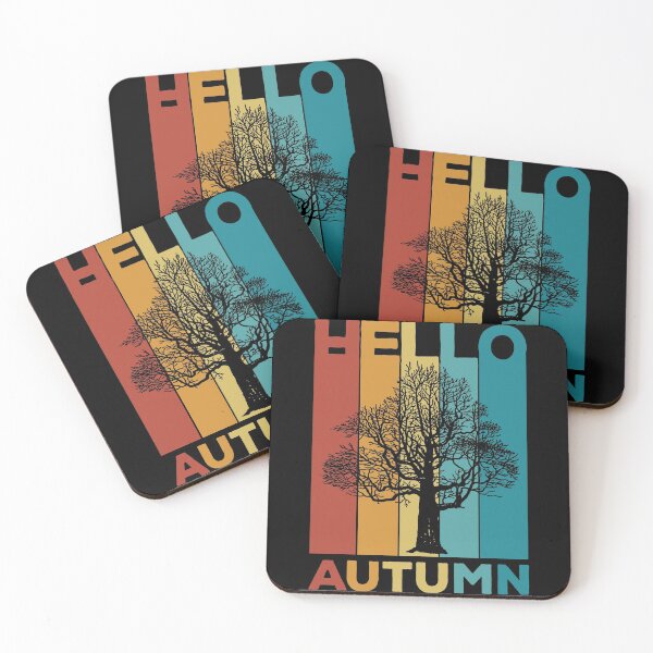 Item preview, Hello Autumn - Retro Vintage Design for Fall lovers designed and sold by Kipcio.