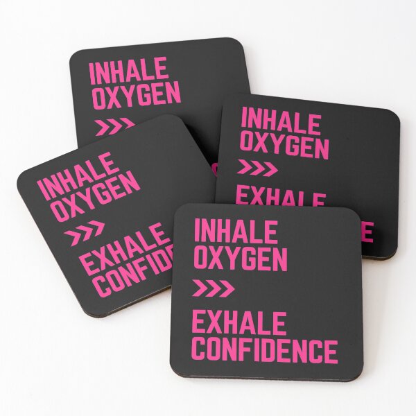 Item preview, Inhale Oxygen exhale Confidence designed and sold by Tshirtpedia.