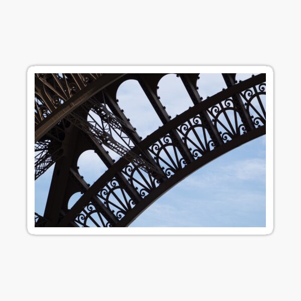 Detail on corner of the Eiffel Tower Sticker