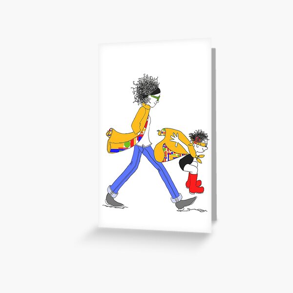 Chanel Girls Card Greeting Card