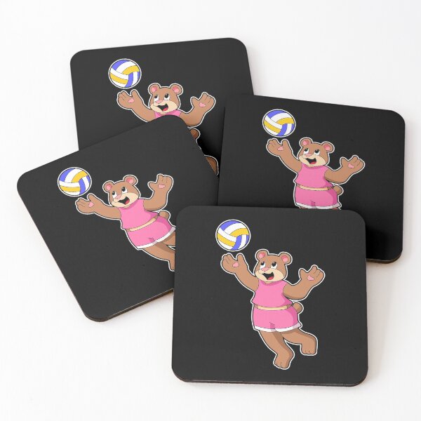 Item preview, Bear at Volleyball Sports designed and sold by Snabdesign84.
