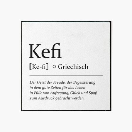 Kefi Art Board Print