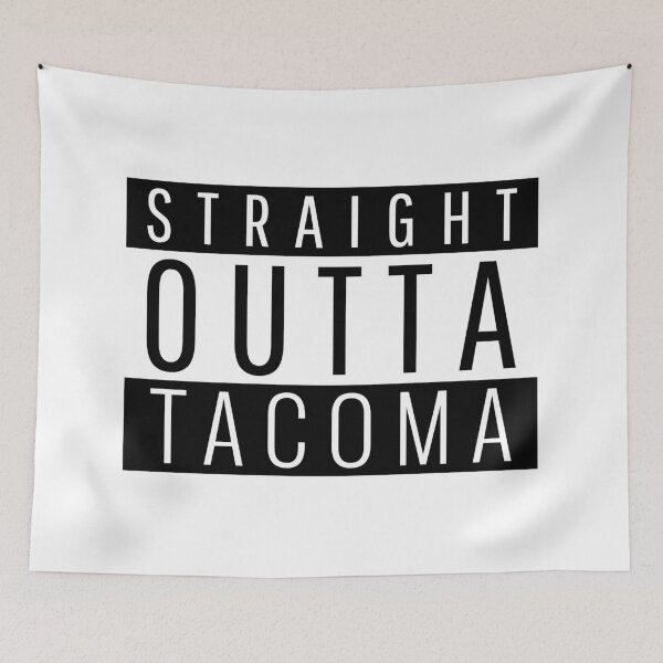 Item preview, Straight Outta Tacoma Washington  designed and sold by Teelogic.