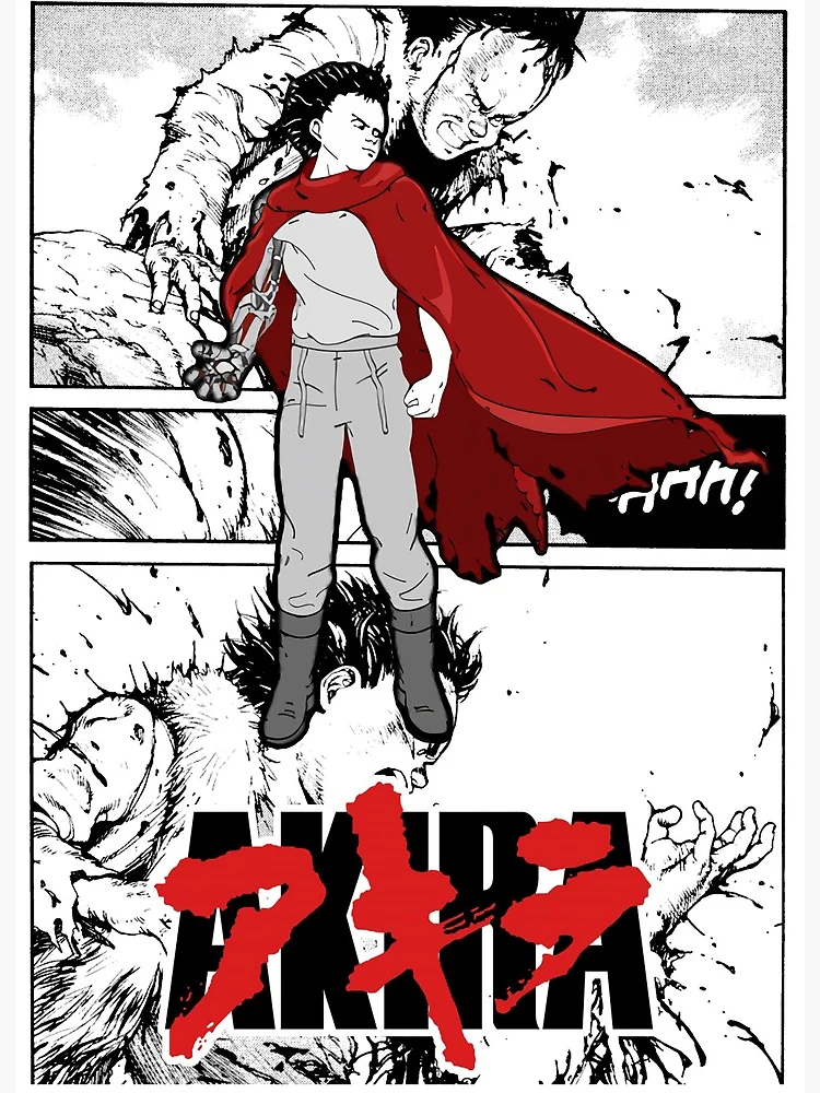 トップス AKIRA TETSUO SHIMA Camiseta Camisa Akira Tetsuo Shima Shotaro Anime Nerd | 42store