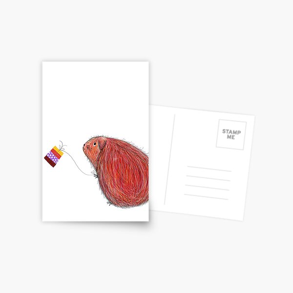 Guinea Pig Postcard