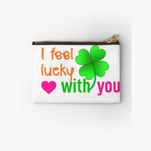 Item preview, I feel lucky with you,best stickers. designed and sold by hiwonderfulgame.