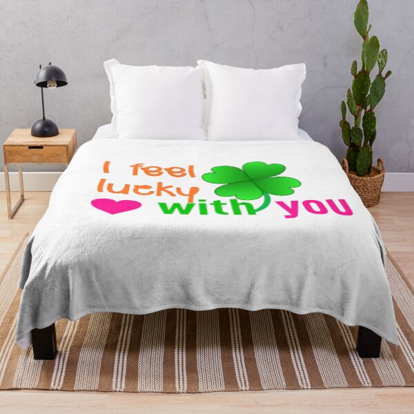 Item preview, I feel lucky with you,best stickers. designed and sold by hiwonderfulgame.