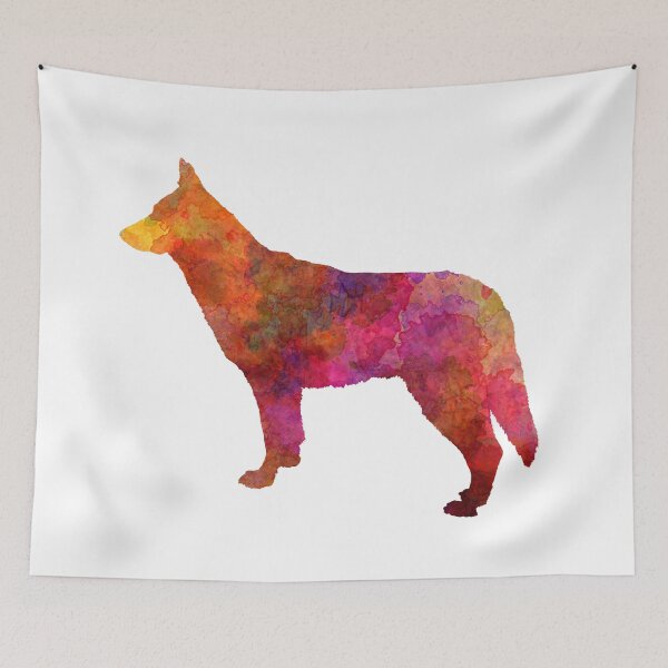 Item preview, Saarloos Wolfdog in watercolor designed and sold by paulrommer.