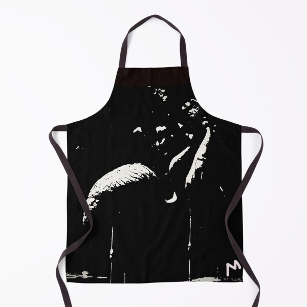 Item preview, Flamingos in Black and White Abstract designed and sold by Marianne Madson.