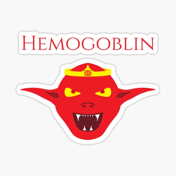 Hemogoblin Sticker