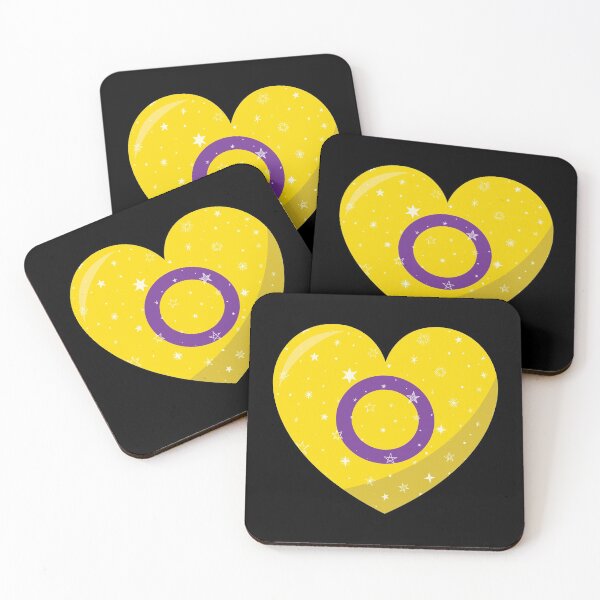 Item preview, Sparkling Intersex Heart designed and sold by Pridish.
