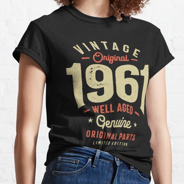 58th regalo de cumpleaños regalo de 1961 años de edad a la perfección gracioso Camiseta Unisex Fun